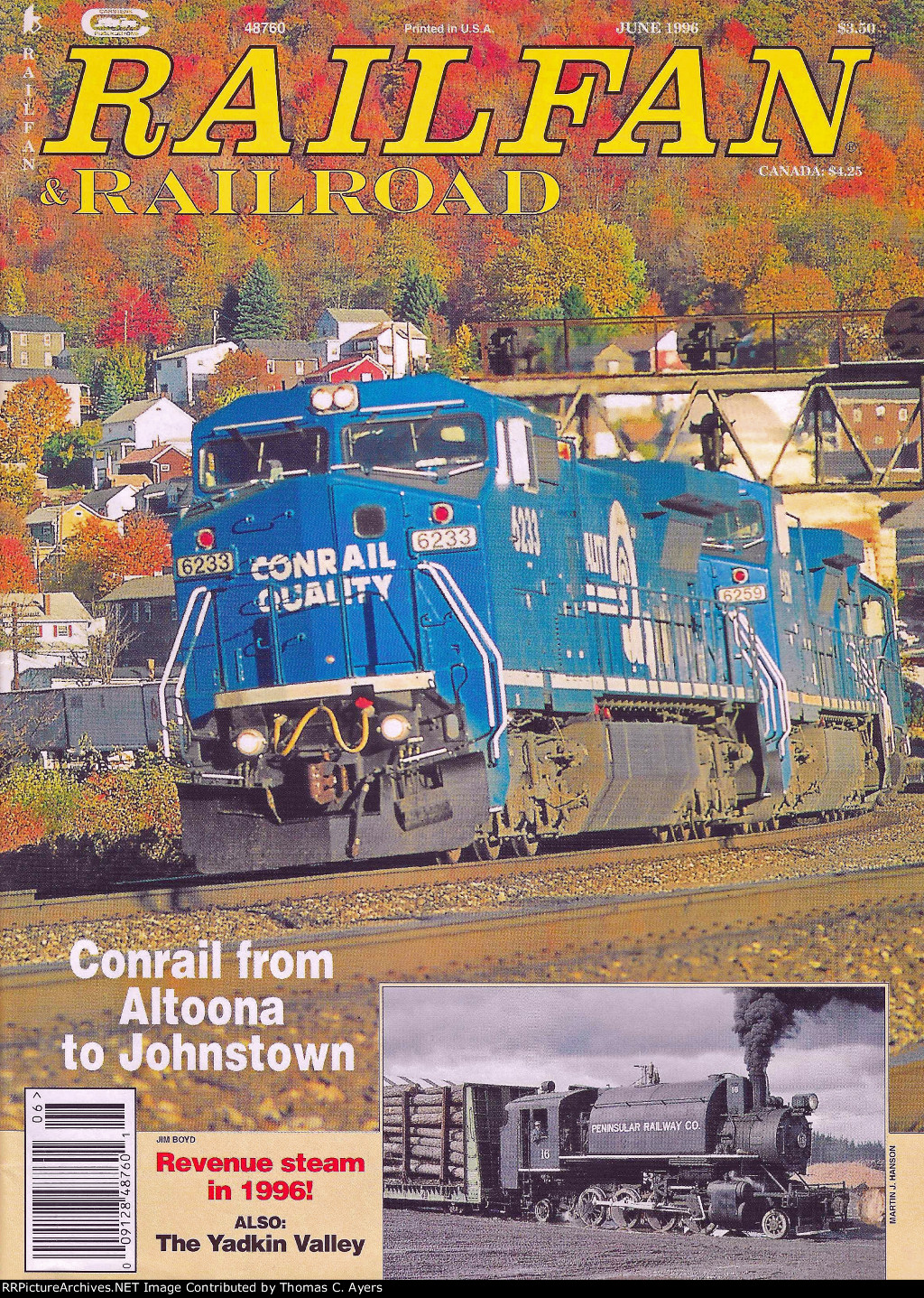 "Conrail At The Heart Of The Pennsy," Front Cover, 1996